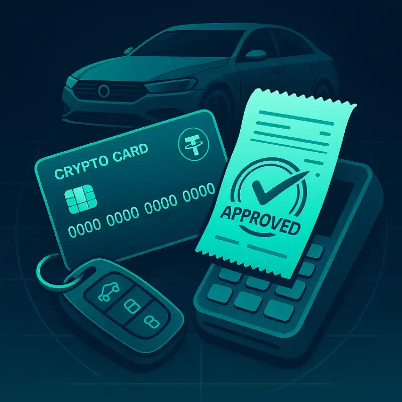 ซื้อรถด้วยบัตรคริปโต